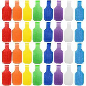 32 Pcs Cable Labels, Reusable Write On Cord Labels Tags for Electronics | 8 Colors, Large Size, Wire Markers Electrical, Plastic Label for Charging Cords, Management and Identification 32 Pcs Cable Labels, Reusable Write On Cord Labels Tags for Electronics | 8 Colors, Large Size, Wire Markers Electrical, Plastic Label for Charging Cords, Management and Identification