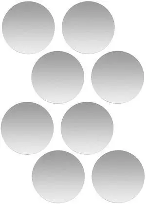 Cell Phone Metal Plates for Magnetic Car Mount, Wall, Phone Holder. Replacement Set of 8 Silver Round Iron Discs for Magnet Mount. 3M Adhesive Thin Steel Phone Case Back Magnet Stickers 8 Pack. Cell Phone Metal Plates for Magnetic Car Mount, Wall, Phone Holder. Replacement Set of 8 Silver Round Iron Discs for Magnet Mount. 3M Adhesive Thin Steel Phone Case Back Magnet Stickers 8 Pack.
