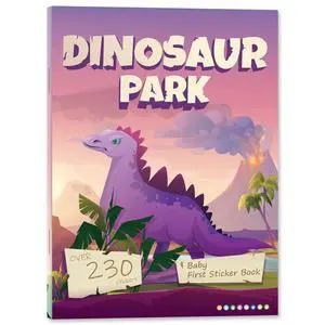 Dinosaur Sticker Book for Kids - 230+ Stickers & 8 Scenes Dinosaur Park - Side by Side Activity Book - Fun Reusable Scenes - Great for Boys & Girls Ages 2-4 4-8 Dinosaur Sticker Book for Kids - 230+ Stickers & 8 Scenes Dinosaur Park - Side by Side Activity Book - Fun Reusable Scenes - Great for Boys & Girls Ages 2-4 4-8