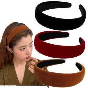 Velvet Headbands for Women Soft Head Bands Diademas Para Mujer De Moda Padded Hairbands for Women Girls Fashion No Slip Headband for Women Hairbands Hair Accessories Velvet Headbands for Women Soft Head Bands Diademas Para Mujer De Moda Padded Hairbands for Women Girls Fashion No Slip Headband for Women Hairbands Hair Accessories