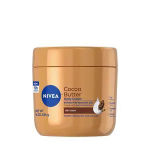 Cocoa Butter Body Cream with Hyaluronic Acid, 16 OZ | Cocoa Butter Body Cream with Hyaluronic Acid and Deep Nourishing Serum, For Radiant and Smooth Skin, 72-Hour Body Moisturizer Cocoa Butter Body Cream with Hyaluronic Acid, 16 OZ | Cocoa Butter Body Cream with Hyaluronic Acid and Deep Nourishing Serum, For Radiant and Smooth Skin, 72-Hour Body Moisturizer