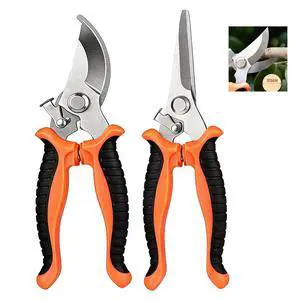 2Pack Garden Pruning Shears, Stainless Steel Pruning Shears, Handheld Pruners Set for Gardening, Garden Tools for Flowers Fruit Trees 2Pack Garden Pruning Shears, Stainless Steel Pruning Shears, Handheld Pruners Set for Gardening, Garden Tools for Flowers Fruit Trees