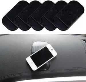 5PCS Car Dashboard Non-Slip Mat, Anti-Slide Sticky Pads | Multifunctional Dash Pad for Auto Dashboard, Cell Phone Bracket Mat, Fit for Phones, Keys, Sunglasses, GPS, Coins, Mirrors 5PCS Car Dashboard Non-Slip Mat, Anti-Slide Sticky Pads | Multifunctional Dash Pad for Auto Dashboard, Cell Phone Bracket Mat, Fit for Phones, Keys, Sunglasses, GPS, Coins, Mirrors