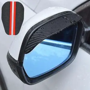 Car Rear View Mirror Rain Visor Guard, Auto Side Mirror Rain Eyebrow Cover,Mirror Visor Guard for Most Car, Truck and SUV,Carbon Fiber (2Pack) Car Rear View Mirror Rain Visor Guard, Auto Side Mirror Rain Eyebrow Cover,Mirror Visor Guard for Most Car, Truck and SUV,Carbon Fiber (2Pack)