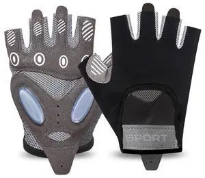 Non-Slip Breathable Workout Fingerless Gloves for Men Women, Gym Fitness Gloves for Training, All Gym Exercises Sports Non-Slip Breathable Workout Fingerless Gloves for Men Women, Gym Fitness Gloves for Training, All Gym Exercises Sports