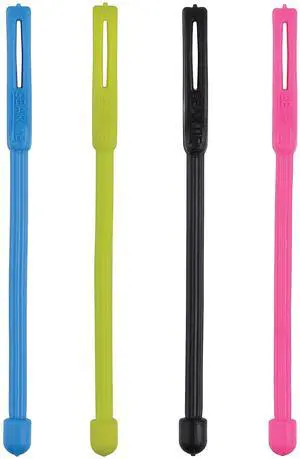 Gear Tie Cordable, The Original Reusable Rubber Twist Tie with Stretch-Loop For Cord Management + Storage, 3-Inch, Assorted Colors, 4 Pack, Made in the USA Gear Tie Cordable, The Original Reusable Rubber Twist Tie with Stretch-Loop For Cord Management + Storage, 3-Inch, Assorted Colors, 4 Pack, Made in the USA