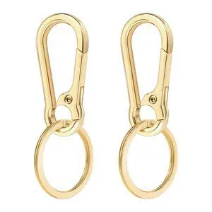 2 Pcs Metal Keyring Chain Ring Holder Keys Organizer, Gold | For Home Car Keys, Key Finder, Car Keychain 2 Pcs Metal Keyring Chain Ring Holder Keys Organizer, Gold | For Home Car Keys, Key Finder, Car Keychain