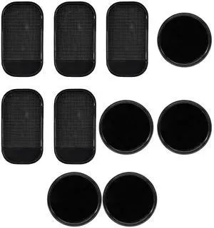 10PCS Silicone Car Dashboard Non-Slip Mats, Multi-Functional Auto Magic Gel Cell Phone Holder, Removable Car Dashboard Sticky Pad for GPS, Key, Sunglasses, Radar Detector 10PCS Silicone Car Dashboard Non-Slip Mats, Multi-Functional Auto Magic Gel Cell Phone Holder, Removable Car Dashboard Sticky Pad for GPS, Key, Sunglasses, Radar Detector