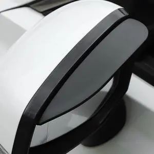 Car Rearview Rain Eyebrow Shield,Car Mirror Rain Protector Film,Visor Guard for Most Truck and SUV (Solid Black, 2PC) Car Rearview Rain Eyebrow Shield,Car Mirror Rain Protector Film,Visor Guard for Most Truck and SUV (Solid Black, 2PC)