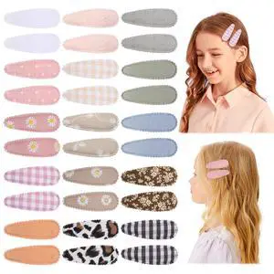 30 Pcs Toddler Hair Clips Floral Print Girl Hair Clips for Girls Non Slip Wrapped Snap Hairpins for Kids Barrettes Hair Accessories for Baby Girls 2.2 Inch 30 Pcs Toddler Hair Clips Floral Print Girl Hair Clips for Girls Non Slip Wrapped Snap Hairpins for Kids Barrettes Hair Accessories for Baby Girls 2.2 Inch
