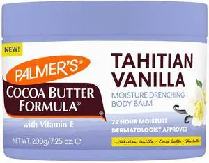 Cocoa Butter Formula, Tahitian Vanilla Moisture Drenching Body Balm (7.25 oz), Warm Vanilla Body Moisturizer for Dry Skin, Softens & Nourishes, 72-Hour Moisture, Dermatologist Approved Cocoa Butter Formula, Tahitian Vanilla Moisture Drenching Body Balm (7.25 oz), Warm Vanilla Body Moisturizer for Dry Skin, Softens & Nourishes, 72-Hour Moisture, Dermatologist Approved
