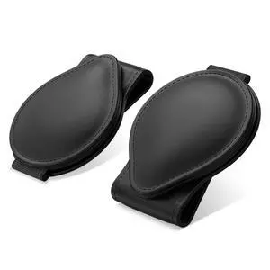 Sunglass Holder for Car, Magnetic PU Leather Visor Clip, 2 Pack | 2-Pack PU Leather Magnetic Glasses Mount Holder Eyeglasses Hanger Clip Visor Accessories for All Car Models, Black Sunglass Holder for Car, Magnetic PU Leather Visor Clip, 2 Pack | 2-Pack PU Leather Magnetic Glasses Mount Holder Eyeglasses Hanger Clip Visor Accessories for All Car Models, Black