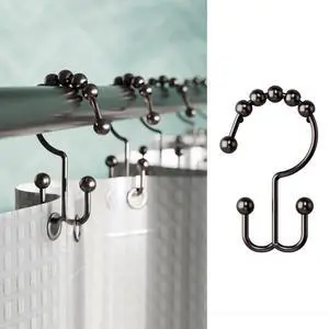 Zenna Home Metal Double Glide Shower Rings, Oil Rubbed Bronze Set of 12 Heavy Duty, Rust-Resistant Shower Rings with Smooth Glide for Shower Curtains and Liners Zenna Home Metal Double Glide Shower Rings, Oil Rubbed Bronze Set of 12 Heavy Duty, Rust-Resistant Shower Rings with Smooth Glide for Shower Curtains and Liners
