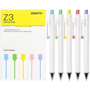 Gel Pens,5 Pcs 0.5mm Retractable Quick Dry Black Ink Pens | Fine Point Smooth Writing Pens for Nurses,Teachers,Cute Stationery Office&School Supplies,Gifts for Women Stocking Stuffers Gel Pens,5 Pcs 0.5mm Retractable Quick Dry Black Ink Pens | Fine Point Smooth Writing Pens for Nurses,Teachers,Cute Stationery Office&School Supplies,Gifts for Women Stocking Stuffers