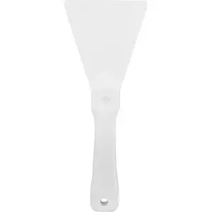 Polypropylene Scraper Tool Food Safe Scraper for Removing Caked-On Residue in Commercial Kitchens, Plastic, 7.82 x 3 Inches, White Polypropylene Scraper Tool Food Safe Scraper for Removing Caked-On Residue in Commercial Kitchens, Plastic, 7.82 x 3 Inches, White