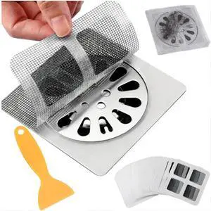25 PCS Disposable Shower Drain Hair Catcher with Scrapper, 3.94 Inches Square Drain Hair Catcher Stickers for Bath & Kitchen, Hair Catcher Shower Drains Cover for Human, Pet Hair, Bathtub & Laundry 25 PCS Disposable Shower Drain Hair Catcher with Scrapper, 3.94 Inches Square Drain Hair Catcher Stickers for Bath & Kitchen, Hair Catcher Shower Drains Cover for Human, Pet Hair, Bathtub & Laundry