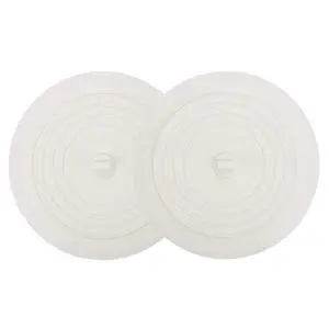 Tub Stopper 2 Pack, 6 inches Large Silicone Drain Plug Hair Stopper Flat Suction Cover for Kitchen Bathroom and Laundry Tub Stopper 2 Pack, 6 inches Large Silicone Drain Plug Hair Stopper Flat Suction Cover for Kitchen Bathroom and Laundry