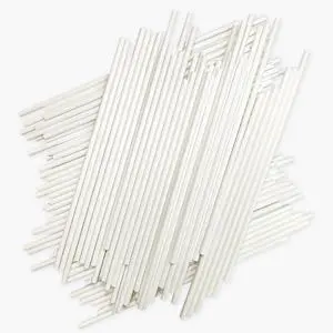 100 Count 6 INCH White Paper Lollipop Sticks,Cake Pop Sticks,Sucker Sticks for Cookies,Rainbow Candy,Chocolate,Cake Topper(Dia 4mm) 100 Count 6 INCH White Paper Lollipop Sticks,Cake Pop Sticks,Sucker Sticks for Cookies,Rainbow Candy,Chocolate,Cake Topper(Dia 4mm)