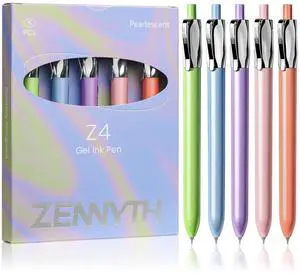 Gel Pens,5 Pcs 0.5mm Retractable Quick Dry Black Ink Pens | Fine Point Smooth Writing Pens for Nurses,Teachers,Cute Stationery Office&School Supplies,Gifts for Women Stocking Stuffers Gel Pens,5 Pcs 0.5mm Retractable Quick Dry Black Ink Pens | Fine Point Smooth Writing Pens for Nurses,Teachers,Cute Stationery Office&School Supplies,Gifts for Women Stocking Stuffers
