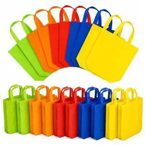 Reusable Gift Bags with Handles - 10 PCS Party Favor Tote Bags Reusable Gift Bags with Handles - 10 PCS Party Favor Tote Bags