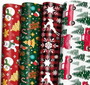 Christmas Wrapping Paper - Jumbo Sheets - Christmas Decorations Bags | Red, Green and White Tissue Paper - Gifts for Kids Men Women | Xmas Party Favors,29" x 42" Christmas Wrapping Paper - Jumbo Sheets - Christmas Decorations Bags | Red, Green and White Tissue Paper - Gifts for Kids Men Women | Xmas Party Favors,29" x 42"