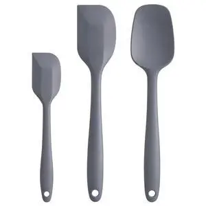 Silicone Spatula Set - Rubber Spatula - 600°F Heat Resistant Baking Spoon & Spatulas(Dark Grey) Silicone Spatula Set - Rubber Spatula - 600°F Heat Resistant Baking Spoon & Spatulas(Dark Grey)