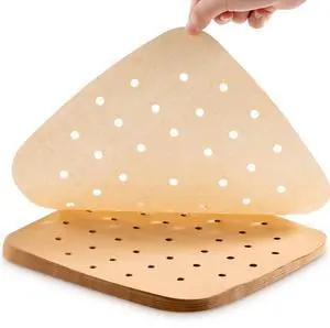 200PCS Air Fryer Parchment Paper, 9 Inch Square Air Fryer Liner | Filter Paper for Air Fryers (100 Perforated & 100 Imperforate), Non-Stick Baking Paper for Air Fryers, Steamers, Cake Pan 200PCS Air Fryer Parchment Paper, 9 Inch Square Air Fryer Liner | Filter Paper for Air Fryers (100 Perforated & 100 Imperforate), Non-Stick Baking Paper for Air Fryers, Steamers, Cake Pan