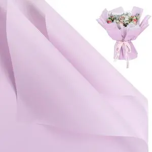 20 Sheet Flower Wrapping Paper (Misty Light Purple) | Floral Bouquet Wrapping Paper, Florist Supplies Packaging Paper for Wedding Birthday Gift DIY 20 Sheet Flower Wrapping Paper (Misty Light Purple) | Floral Bouquet Wrapping Paper, Florist Supplies Packaging Paper for Wedding Birthday Gift DIY