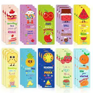 Large Sized Scratch and Sniff Scented Bookmarks, 10 Styles Fun Smelly Bookmarks for Kids, Teachers, Reading Rewards, Classroom Incentives, & Party Favors (Starter Pack, 30 Pieces) Large Sized Scratch and Sniff Scented Bookmarks, 10 Styles Fun Smelly Bookmarks for Kids, Teachers, Reading Rewards, Classroom Incentives, & Party Favors (Starter Pack, 30 Pieces)