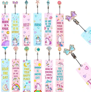 12 Pieces Unicorn and Rainbow Theme Bookmarks | 12 Pcs Metal Charm, Inspirational Quotes Book Marks, Rainbow Unicorn Page Markers for Reading Teens Adults, Birthday Gifts 12 Pieces Unicorn and Rainbow Theme Bookmarks | 12 Pcs Metal Charm, Inspirational Quotes Book Marks, Rainbow Unicorn Page Markers for Reading Teens Adults, Birthday Gifts