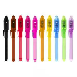 10 Pack Invisible Ink Spy Pens with UV Light Party Favors for Kids | Disappearing ink pen for secret messages, birthday Halloween Easter Christmas goodie bag stuffers for ages 3+ 10 Pack Invisible Ink Spy Pens with UV Light Party Favors for Kids | Disappearing ink pen for secret messages, birthday Halloween Easter Christmas goodie bag stuffers for ages 3+