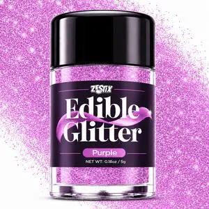 Purple Edible Glitter 5g, Luster Dust | Purple Luster Dust for Drinks & Cakes, Luster Dust Edible Shimmer for Baking, Cocktails, Cupcake & Cake Decoration Purple Edible Glitter 5g, Luster Dust | Purple Luster Dust for Drinks & Cakes, Luster Dust Edible Shimmer for Baking, Cocktails, Cupcake & Cake Decoration