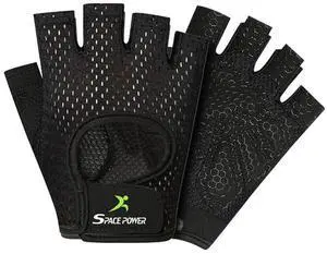 Workout Gloves for Women and Men, Weight Lifting Gloves for Gym Exercise | Breathable Fingerless Gym Gloves for Exercise, Fitness, Training, and Cycling, with Excellent Grip and Cushion Pads(M, Black) Workout Gloves for Women and Men, Weight Lifting Gloves for Gym Exercise | Breathable Fingerless Gym Gloves for Exercise, Fitness, Training, and Cycling, with Excellent Grip and Cushion Pads(M, Black)