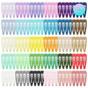 Colorful Snap Hair Clips Hair Barrettes for Girls,Clips Candy Color Hair Accessories for Kids Teens, Toddlers,Women (Color=Multicolor | Pack=120-Pack) Colorful Snap Hair Clips Hair Barrettes for Girls,Clips Candy Color Hair Accessories for Kids Teens, Toddlers,Women (Color=Multicolor | Pack=120-Pack)