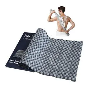 Serious Exfoliating Washcloth for Dry & Itchy Skin Deep Cleansing | Extra Rough Exfoliating towel for All Skin Type, Start Gently first for Sensitive Skin. For Backne , KP, SPA, Travel Serious Exfoliating Washcloth for Dry & Itchy Skin Deep Cleansing | Extra Rough Exfoliating towel for All Skin Type, Start Gently first for Sensitive Skin. For Backne , KP, SPA, Travel