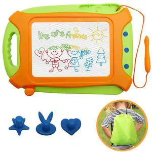 Magnetic Drawing Board for Toddlers,Travel Size Toddlers Toys A Etch Toddler Sketch Colorful Erasable with One Carry Bag Magnet Pen and Three Stampers Magnetic Drawing Board for Toddlers,Travel Size Toddlers Toys A Etch Toddler Sketch Colorful Erasable with One Carry Bag Magnet Pen and Three Stampers