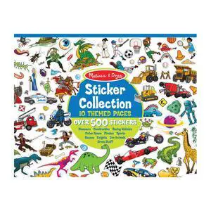 Sticker Collection Book: Dinosaurs, Vehicles, Space, and More - 500+ Stickers - FSC Certified Sticker Collection Book: Dinosaurs, Vehicles, Space, and More - 500+ Stickers - FSC Certified