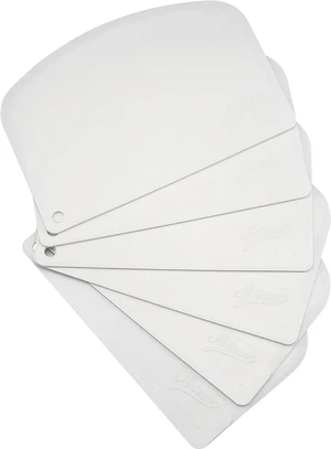 1303 Bowl Scraper Set, Flexible Food-safe Plastic, White, 6-Pieces 1303 Bowl Scraper Set, Flexible Food-safe Plastic, White, 6-Pieces