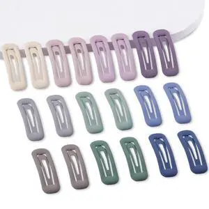 20 PCS Small Rectangle Hair Barrettes For Women Non Slips Snap Clips For Thin Fine Hair, Matte Multi-colored,1.97 x 0.55Inch 20 PCS Small Rectangle Hair Barrettes For Women Non Slips Snap Clips For Thin Fine Hair, Matte Multi-colored,1.97 x 0.55Inch