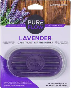 Cabin Filter Air Freshener with Odor Eliminator Fits on Most Car, Truck, and SUV Cabin Air Filters - Lavender (1 Pack) Cabin Filter Air Freshener with Odor Eliminator Fits on Most Car, Truck, and SUV Cabin Air Filters - Lavender (1 Pack)