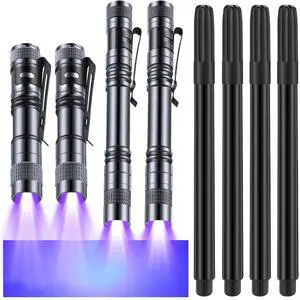 Tegeme 8 Pcs Black Light Flashlight Invisible Ink Pen, Grey and Black | 4 Invisible Ink Pen 4 Grey Mini UV Flashlight, Disappearing Pen Spy Gadget Spy Party Favor, Christmas Halloween Holiday Gift Tegeme 8 Pcs Black Light Flashlight Invisible Ink Pen, Grey and Black | 4 Invisible Ink Pen 4 Grey Mini UV Flashlight, Disappearing Pen Spy Gadget Spy Party Favor, Christmas Halloween Holiday Gift