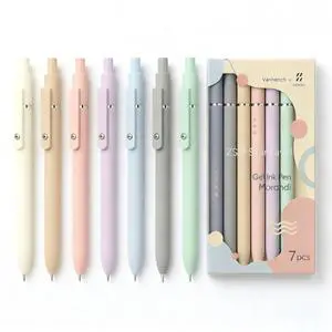 Vanhench 7Pcs Black Ink Gel Pens Smooth Writing Quick Dry Fine Point 0.5 mm | For School Note Teacher Journaling Office Desk Nurses Gift, Nice Cute Writing Pens Vanhench 7Pcs Black Ink Gel Pens Smooth Writing Quick Dry Fine Point 0.5 mm | For School Note Teacher Journaling Office Desk Nurses Gift, Nice Cute Writing Pens