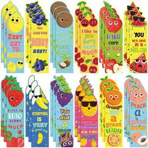 Fainne 60 Pcs Fruit Scented Bookmarks for Kids Scratch and Sniff | Student Classroom Rewards, Back to School Favors, 1st 2nd 3rd Must Haves, Teacher Essentials, Book Club Reading Gifts Fainne 60 Pcs Fruit Scented Bookmarks for Kids Scratch and Sniff | Student Classroom Rewards, Back to School Favors, 1st 2nd 3rd Must Haves, Teacher Essentials, Book Club Reading Gifts