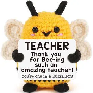 Teacher Gifts, Thank You Teachers Teacher's Day Appreciation Gifts | Teacher End of Year Gifts, Back to School Gifts, Christmas White Elephant Birthday Gift for Teachers, Cute Crochet Bee Things Teacher Gifts, Thank You Teachers Teacher's Day Appreciation Gifts | Teacher End of Year Gifts, Back to School Gifts, Christmas White Elephant Birthday Gift for Teachers, Cute Crochet Bee Things