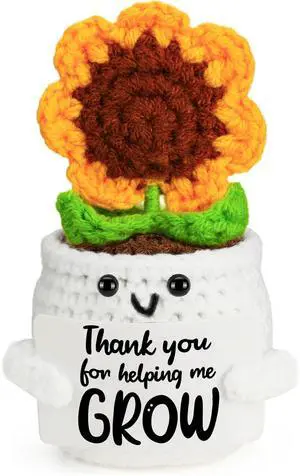 MBL Teacher Appreciation Gifts for Women - Retirement Sunflower Woman Gift | Bosses Day Gifts for Women, Crochet Flower Thank You Teachers Gifts, Farewell Leaving Coworker Gift MBL Teacher Appreciation Gifts for Women - Retirement Sunflower Woman Gift | Bosses Day Gifts for Women, Crochet Flower Thank You Teachers Gifts, Farewell Leaving Coworker Gift