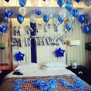 50Pcs Happy Birthday Balloon Decorations, 3D Premium Reusable Aluminum Foil Birthday Banner and Ecofriendly Big Star and Latex Balloons Set for Birthday Party Decorations and Supplies 50Pcs Happy Birthday Balloon Decorations, 3D Premium Reusable Aluminum Foil Birthday Banner and Ecofriendly Big Star and Latex Balloons Set for Birthday Party Decorations and Supplies