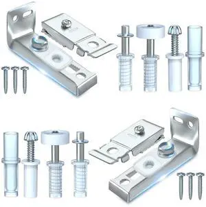 Bifold Door Hardware Repair Kit Use for Bi Fold Closet Sliding Folding Door | 2 Pack Bi Fold Accordion Door Replacement Parts Include Top & Bottom Bracket, 3/8" Pivot, 7/8" Guides Wheel Bifold Door Hardware Repair Kit Use for Bi Fold Closet Sliding Folding Door | 2 Pack Bi Fold Accordion Door Replacement Parts Include Top & Bottom Bracket, 3/8" Pivot, 7/8" Guides Wheel