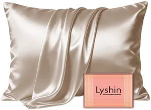 Silk Pillow Cases Standard Size with Hidden Zipper, Champagne | 19 Momme Mulberry Silk Pillowcase for Skin and Hair, Anti-Acne, Hypoallergenic, Cooling, Beauty Sleep, Gifts for Women Silk Pillow Cases Standard Size with Hidden Zipper, Champagne | 19 Momme Mulberry Silk Pillowcase for Skin and Hair, Anti-Acne, Hypoallergenic, Cooling, Beauty Sleep, Gifts for Women