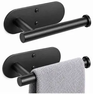 2Pcs Hand Towel Holder for Bathroom, Matte Black Small Hand Towel Racks Bar Hanger for Rv Kitchen Wall Mounted, Thicken 6.3" SUS304 Stainless Steel Towel Ring, Modern Contemporary, Heavy Duty, 2 Pack 2Pcs Hand Towel Holder for Bathroom, Matte Black Small Hand Towel Racks Bar Hanger for Rv Kitchen Wall Mounted, Thicken 6.3" SUS304 Stainless Steel Towel Ring, Modern Contemporary, Heavy Duty, 2 Pack