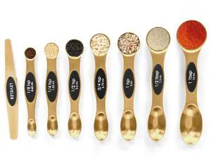 Magnetic Measuring Spoons Set Stainless Steel with Leveler, Stackable Metal Tablespoon Measure Spoon for Baking, Measuring Cups and Spoon Set Kitchen Gadgets Apartment Essentials Fits in Spice Jars Magnetic Measuring Spoons Set Stainless Steel with Leveler, Stackable Metal Tablespoon Measure Spoon for Baking, Measuring Cups and Spoon Set Kitchen Gadgets Apartment Essentials Fits in Spice Jars